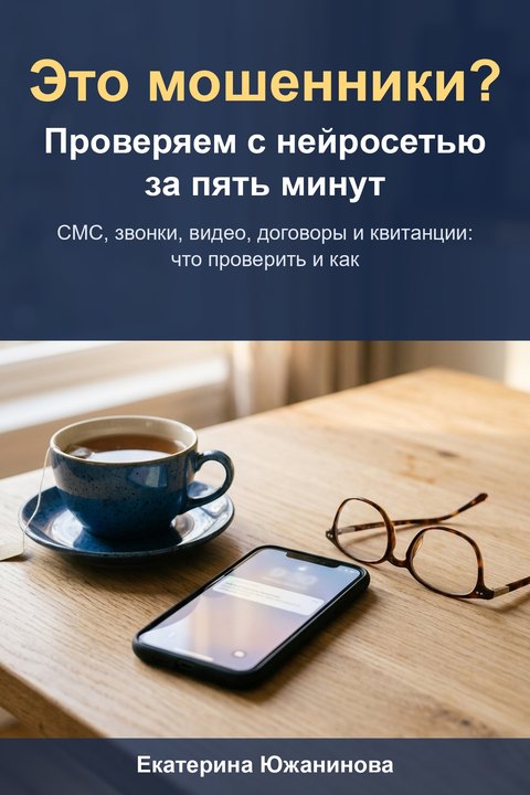 Книга «Это мошенники? Проверяем с нейросетью за пять минут»